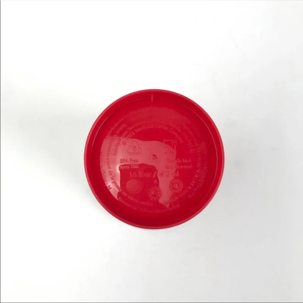 Starbucks Red Cup 2013 Reusable Christmas Plastic Coffee To Go Tumbler R…